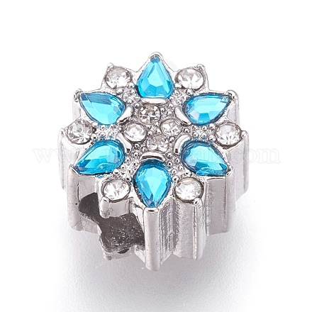 Европейские бусины из нержавеющей стали 304 STAS-O097-32P-1