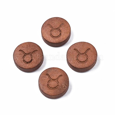 Деревянные бусины с лазерной гравировкой WOOD-S053-53F-1