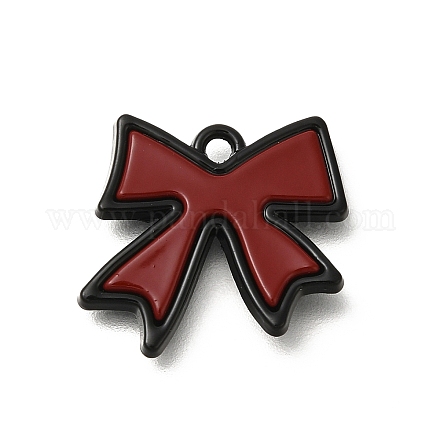 Подвески из сплава с двойным экраном красного и черного цвета FIND-Z067-01B-05-1