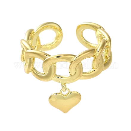 Открытые латунные кольца RJEW-B057-16G-1