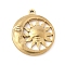 304 Stainless Steel Pendants, Golden, Sun, 29x25x3.5mm, Hole: 1.8mm