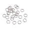 Tarnish Resistant 304 Stainless Steel Jump Rings, Open Jump Rings, Twisted, Stainless Steel Color, 18 Gauge, 6x1mm, Inner Diameter: 4mm