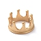 304 Stainless Steel Charms, Crown, Golden, 12x6mm, Inner diameter: 10mm