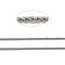 Tarnish Resistant 304 Stainless Steel Serpentine Chains, Soldered, Stainless Steel Color, 1mm