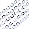 Eco-Friendly Brass Cable Chains, Soldered, Long-Lasting Plated, Flat Oval, Real Platinum Plated, Link: 2.5x2x0.3mm