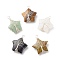 Natural & Synthetic Gemstone Pendants, with Silver Tone  Copper Wire Wrapped, Star with Tree, 36x30x12mm, Hole: 3.5mm