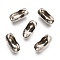 Non-Tarnish 304 Stainless Steel Ball Chain Connectors, Stainless Steel Color, 17.5x8mm, Hole: 5x4mm, Fit for 6.5mm ball chain