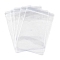 PVC Anti Oxidation Zip Lock Bags, Transparent Antitarnish Jewelry Packing Storage Pouch, Rectangle, Clear, 15x10x0.03cm, Unilateral thickness: 4.9 Mil(0.125mm)
