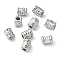 Brass Beads, Cadmium Free & Nickel Free & Lead Free, Column, Real Platinum Plated, 3.5x4mm, Hole: 1.2mm
