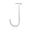 Tarnish Resistant 201 Stainless Steel Links connectors, Letter, Stainless Steel Color, Letter.J, 37x19x1mm, Hole: 1mm