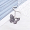 Butterfly Alloy Keychain, Star, 73mm