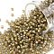TOHO Round Seed Beads, Japanese Seed Beads, (390) Sunflower Lined Topaz Luster, 8/0, 3mm, Hole: 1mm, about 222pcs/10g