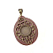 Alloy Pendant Cabochon Setting, Cadmium Free & Lead Free, with Imitation Leather and Snap on Bails, Oval, Antique Bronze, Tray: about 18mm
