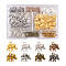 160Pcs 8 Colors Tibetan Style Alloy Charms, Lead Free & Nickel Free, Elephant Shape, Mixed Color, 12x14x2.5mm, Hole: 1mm, 20pcs/color