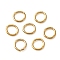 304 Stainless Steel Open Jump Rings, Round Ring, Real 18K Gold Plated, 4x0.6mm, 22 Gauge, Inner Diameter: 2.8mm