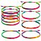 Braided Nylon Thread Cord Bracelets, Colorful, 1/4 inch(0.5cm), Inner Diameter: 2~3-1/8 inch(5~8cm), 5pcs/set