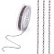 Soldered Brass Heart Chains, Cadmium Free & Nickel Free & Lead Free, with Spool, Gunmetal, 1.8x2.4x0.4mm, about 39.37 Feet(12m)/roll
