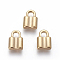 PVD Vacuum Plating 304 Stainless Steel Pendants, Padlock, Golden, 12x8x3mm, Hole: 3mm