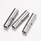 Tarnish Resistant 304 Stainless Steel Bayonet Clasps, Stainless Steel Color, 15.5x4mm, Hole: 3mm