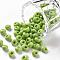 TOHO Short Magatama Beads, Japanese Seed Beads, (44) Opaque Sour Apple, 6x5.5x3.5mm, Hole: 2mm, about 450g/bag