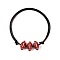 Black, show in picture 1Woven bracelet, Basketball, Football, and Rugby Beaded Bracelet