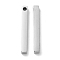 Non-Tarnish 201 Stainless Steel Pendants, Rectangle Charm, Stainless Steel Color, 40x5x5mm, Hole: 3mm
