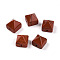Natural Red Jasper Beads, Pyramid, 9~10.5x10~10.5x10~10.5mm, Hole: 1.2~1.4mm