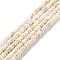 Natural Magnesite Beads Strands, Flat Round, 4.4~4.6x2.2~2.4mm, Hole: 0.8mm, about 176~180pcs/strand, 15 inch