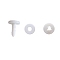 Plastic Doll Joints, with Washers, DIY Crafts Stuffed Toy Teddy Bear Accessories, White, 45mm