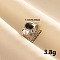 Stylish 304 Stainless Steel Enamel Cuff Ring, Wide Band Open Ring for Women, Stainless Steel Color
