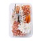 Dried Flowers, DIY Candle Soap Making Accessories, with Plastic Rectangle Box, Mixed Color, Mixed Color, 9.5~14x3.2~6.2cm