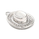 Латунные микро проложить кубического циркония подвески KK-L229-030P-2