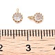 Латунные микро проложить кубического циркония подвески KK-U028-19G-01-3