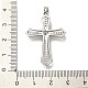 Латунные микро проложить кубического циркония подвески KK-K355-42G-3