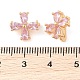 Проставки из латуни и кубического циркония KK-B090-04G-02-3