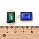 Стеклянные подвески из сплава с покрытием стойки PALLOY-M216-04G-3