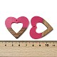 Подвески из смолы и ореха WOOD-I013-10C-3