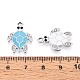 Rhinestone сплава и эмали подвески PALLOY-T092-40P-3