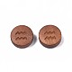 Деревянные бусины с лазерной гравировкой WOOD-S053-53B-2