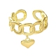 Открытые латунные кольца RJEW-B057-16G-1