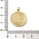 Реечное покрытие латунь с подвесками из кубического циркония KK-Z086-33G-04-3