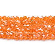 Прозрачные стеклянные бусины гальваническим пряди GLAA-F029-2mm-C11