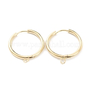 201 фурнитура для сережек-колец Huggie Hoop из нержавеющей стали STAS-P283-01L-G