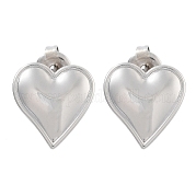 Серьги-гвоздики из нержавеющей стали 304 EJEW-P258-07P