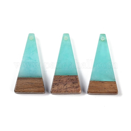 Подвески из смолы и дерева WOOD-F015-03C-1