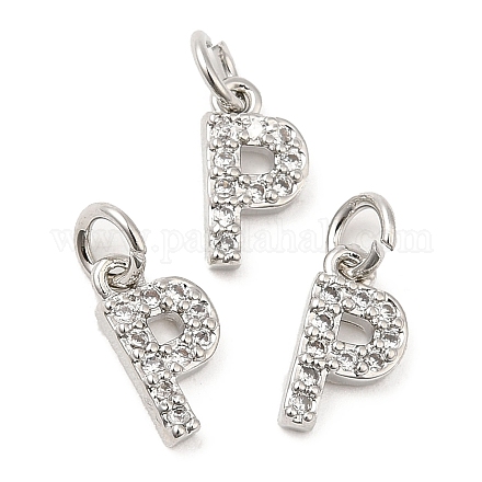 Латунь микро проложит класс Aaa кубического циркония подвески ZIRC-P067-11P-P-NR-1