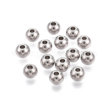 Бусины из нержавеющей стали 201 STAS-R033-5mm-1