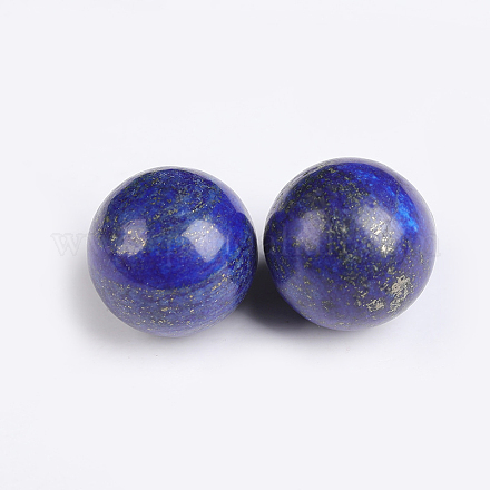 Крашеные природные лазурит круглые бусины G-I170-16mm-20-1