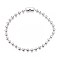 Non-Tarnish 304 Stainless Steel Ball Chain Necklaces for Women, Stainless Steel Color, 15.75 inch(40cm), bead: 8mm