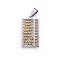 304 Stainless Steel Pendants, Abacus, Golden & Stainless Steel Color, 33x18x3mm, Hole: 9x5mm